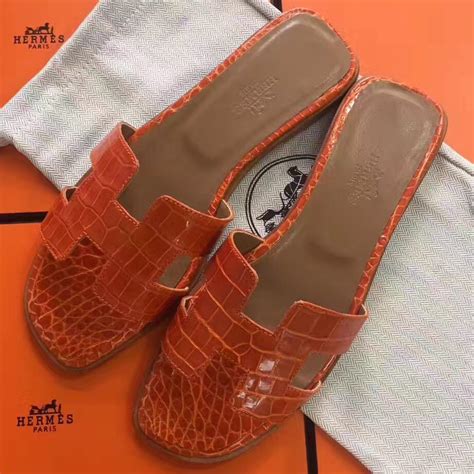 hermes oran inspired sandals|hermes oran crocodile sandals.